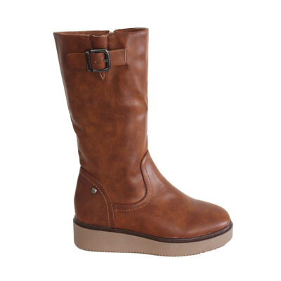 Bota campera con hebilla