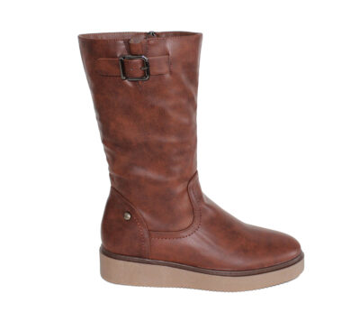 Bota campera con hebilla