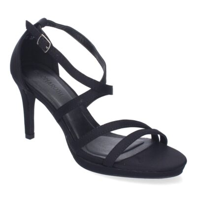 Sandalias de Tacón de Fiesta para Mujer, Diseño con Tiras Cruzadas - Imagen 3