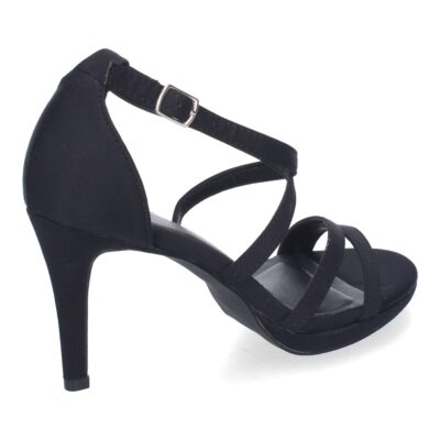 Sandalias de Tacón de Fiesta para Mujer, Diseño con Tiras Cruzadas - Imagen 4