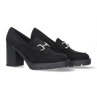 Mocasin de tacon para mujer