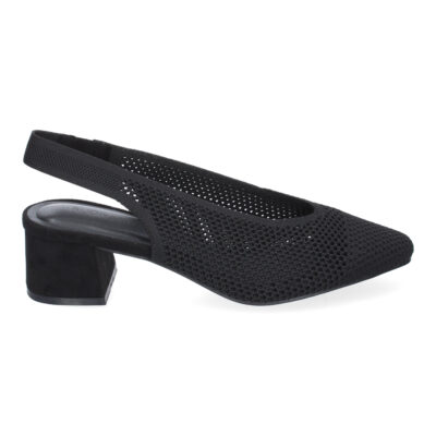 Zapato de tacon para Mujer, Comodo, Estilo Salon, de Punta Fina, Calados - Imagen 2