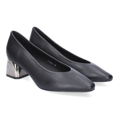 Zapatos de Salón Elegantes para Mujer, Tacón Cuadrado