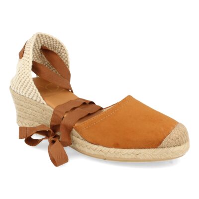 Sandalia de Cuña con Yute y Cordones - Imagen 3