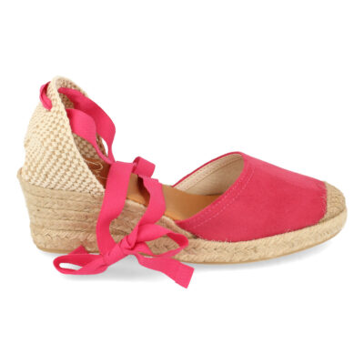 Sandalia de Cuña con Yute y Cordones - Imagen 2