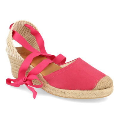 Sandalia de Cuña con Yute y Cordones - Imagen 3
