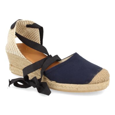 Sandalia de Cuña con Yute y Cordones - Imagen 3
