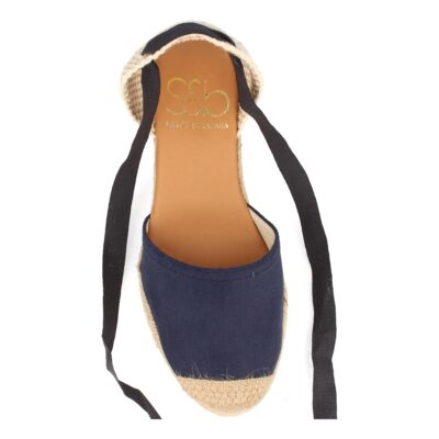 Sandalia de Cuña con Yute y Cordones - Imagen 4