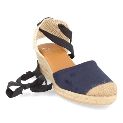 Sandalia de Cuña con Yute y Cordones - Imagen 5
