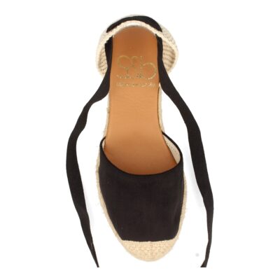 Sandalia de Cuña con Yute y Cordones - Imagen 4