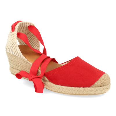 Sandalia de Cuña con Yute y Cordones - Imagen 3