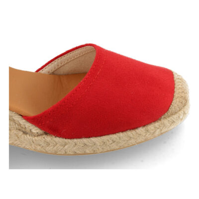 Sandalia de Cuña con Yute y Cordones - Imagen 5