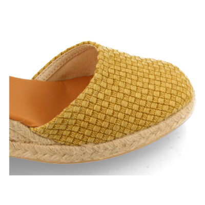 Sandalia de Cuña con Yute y Cordones - Imagen 5