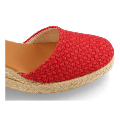 Sandalia de Cuña con Yute y Cordones - Imagen 5