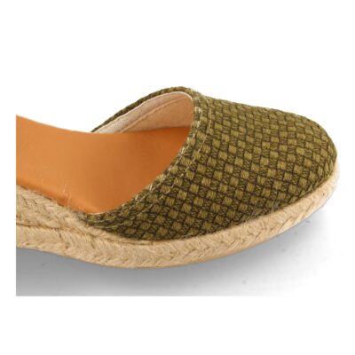 Sandalia de Cuña con Yute y Cordones - Imagen 5