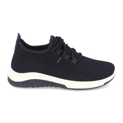 Zapatillas de Mujer con Tejido Elastico y Cordones