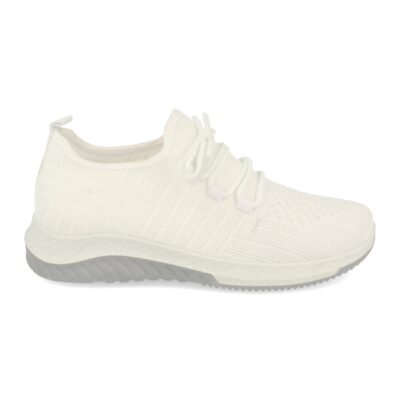 Zapatillas de Mujer con Tejido Elastico y Cordones