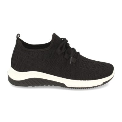 Zapatillas de Mujer con Tejido Elastico y Cordones