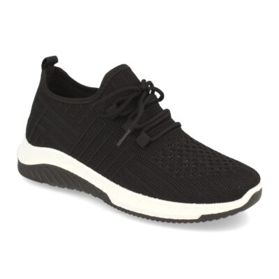 Zapatillas de Mujer con Tejido Elastico y Cordones - Imagen 2