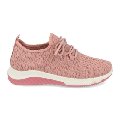 Zapatillas de Mujer con Tejido Elastico y Cordones