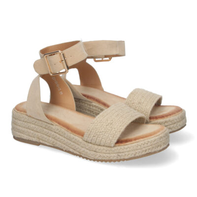 Sandalias de Yute, para Mujer, Elegantes y Cómodas