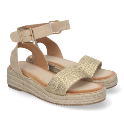 Sandalias de Yute, para Mujer, Elegantes y Cómodas