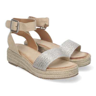 Sandalias de Yute, para Mujer, Elegantes y Cómodas