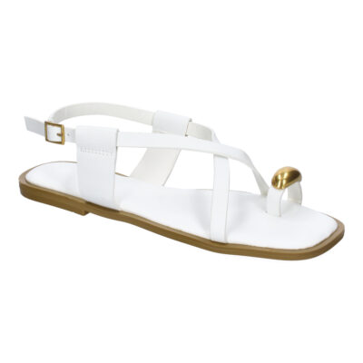 Sandalias Planas de Mujer, Diseño Comodo y Elegante con Cierre de Hebilla Ajustable - Imagen 3