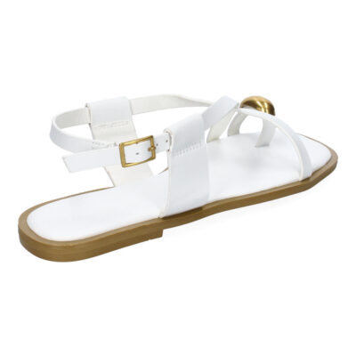 Sandalias Planas de Mujer, Diseño Comodo y Elegante con Cierre de Hebilla Ajustable - Imagen 4