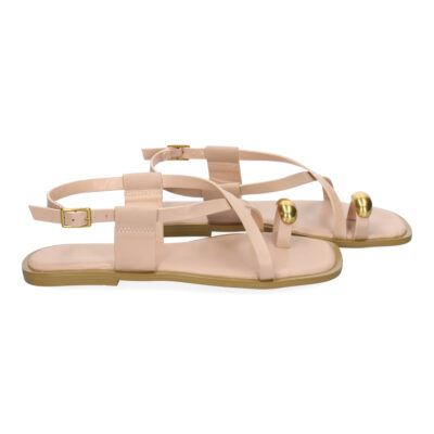 Sandalias Planas de Mujer, Diseño Comodo y Elegante con Cierre de Hebilla Ajustable - Imagen 5