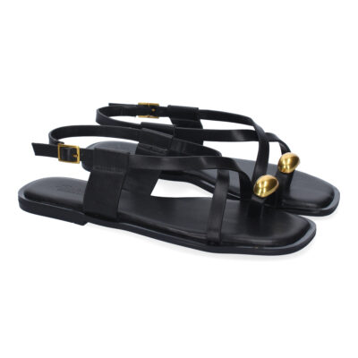 Sandalias Planas de Mujer, Diseño Comodo y Elegante con Cierre de Hebilla Ajustable
