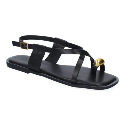 Sandalias Planas de Mujer, Diseño Comodo y Elegante con Cierre de Hebilla Ajustable - Imagen 3