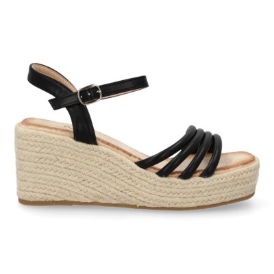 Sandalias de cuña para mujer, comodas y elegantes, diseño moderno trenzado - Imagen 2