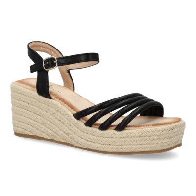 Sandalias de cuña para mujer, comodas y elegantes, diseño moderno trenzado - Imagen 3