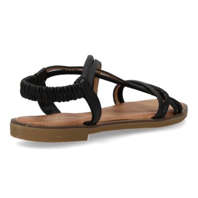 Sandalias planas para mujer, comodas elegantes con brillantes, diseño moderno - Imagen 5