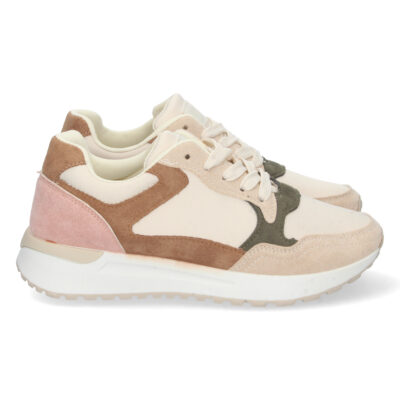 Zapatilla Plana con Estampado y Cordones