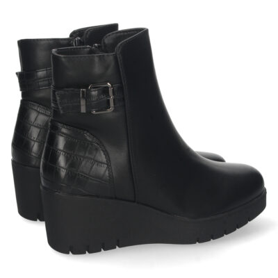 Botin de Cuña con Estampado y Cremallera - Imagen 4