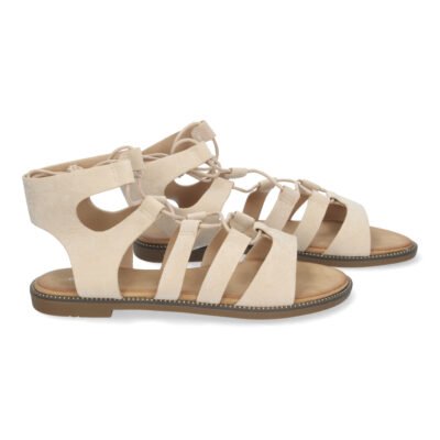Sandalias de Verano para Mujer, Planas Cierre de Cordones - Imagen 5