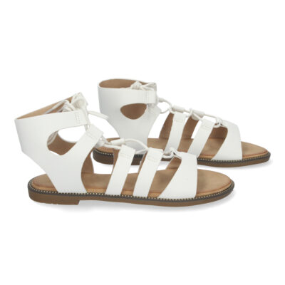 Sandalias de Verano para Mujer, Planas Cierre de Cordones - Imagen 5