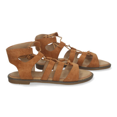Sandalias de Verano para Mujer, Planas Cierre de Cordones - Imagen 5