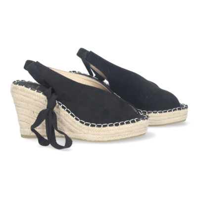 Sandalia de Cuña para Mujer, Comoda, Forrada de Yute - Imagen 5