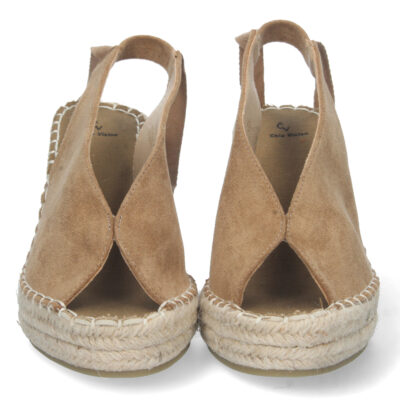 Sandalia de Cuña con Yute y Cordones - Imagen 3