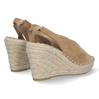 Sandalia de Cuña con Yute y Cordones - Imagen 4