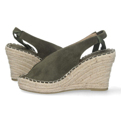Sandalia de Cuña con Yute y Cordones - Imagen 5