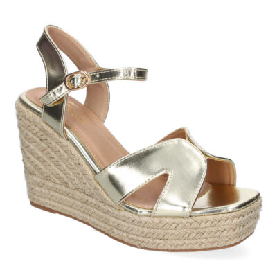 Sandalia de Cuña de Yute para Mujer, Diseño Moderno y Elegante, Tiras Cruzadas - Imagen 3