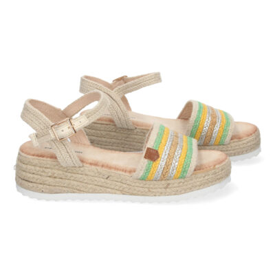 Sandalias para mujer de Verano con Cuña de Yute - Imagen 5