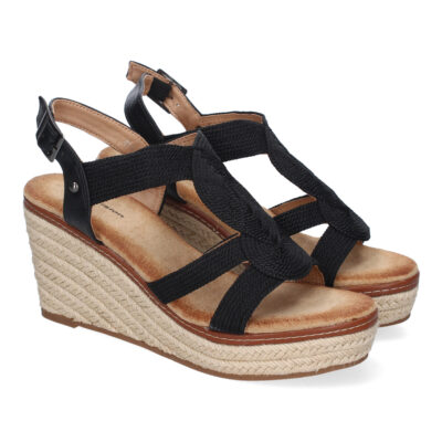 Sandalia de Cuña de Yute para Mujer, Comodas y Elegantes. Diseño Moderno Trenzado
