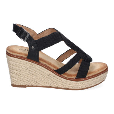 Sandalia de Cuña de Yute para Mujer, Comodas y Elegantes. Diseño Moderno Trenzado - Imagen 2