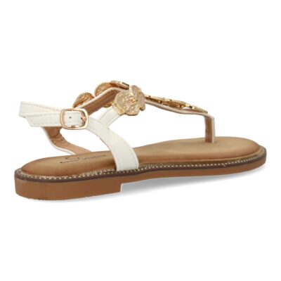 Sandalias planas para mujer comodas elegantes con detalles brillantes - Imagen 4