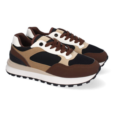 Zapatillas Planas Deportivas de Mujer Casual, Puntera Redonda